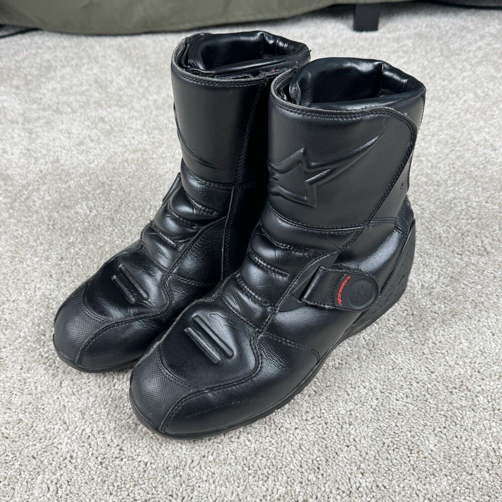 Alpinestars Ridge Motorcycle Riding Boots Shoes Size Men's US 8 EUR 40.5 Black